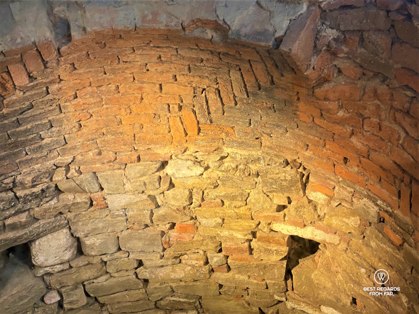 Brunelleschi's dome building technique, the Duomo Museum, Florence, Italy
