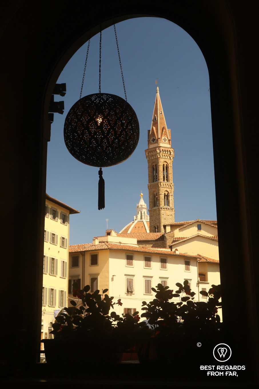 View from the Hotel Bernini Palace, Florence, Italy