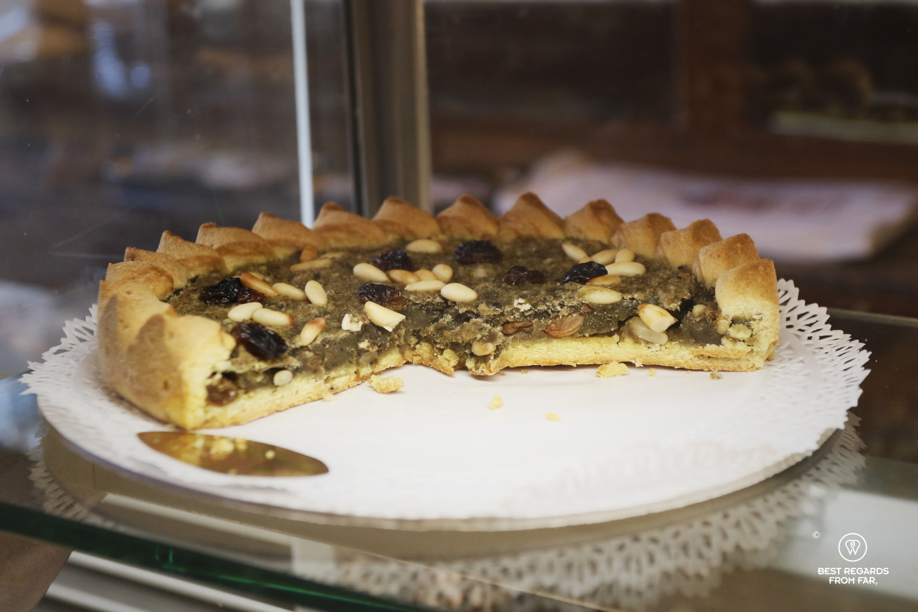 Green torta di erbe, Lucca, Italy