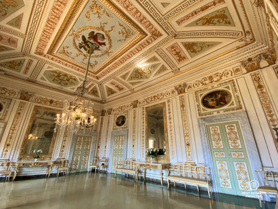 The interior of the Palazzo Mansi, Lucca, Italy