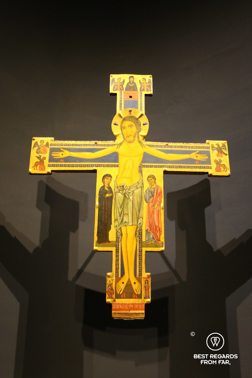 Medieval crucifix of the Christ