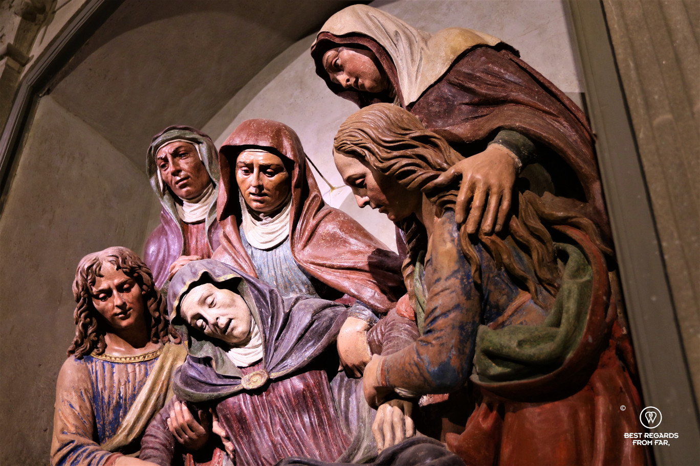 The Lady of Pain terracotta by Giovanni della Robbia's school (1516), San Vivaldo, Tuscany.