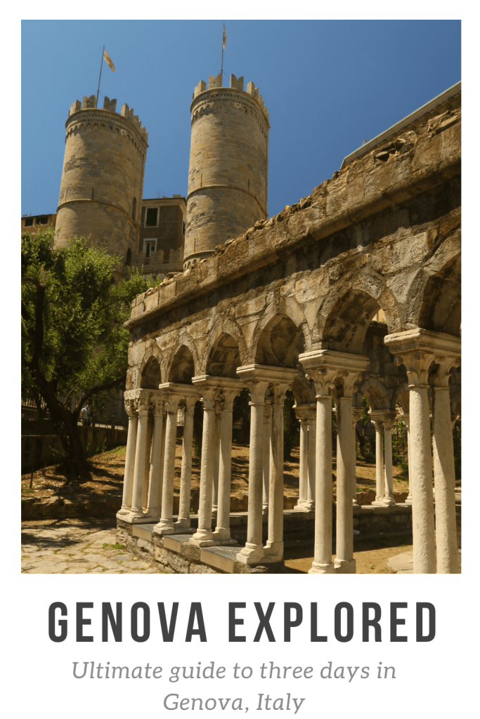 Medieval structure of Genoa, Italy