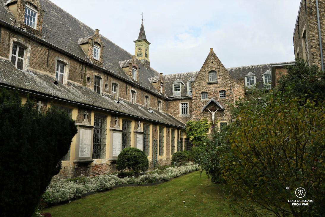 The garden of the English Convent, Bruges, Belgium