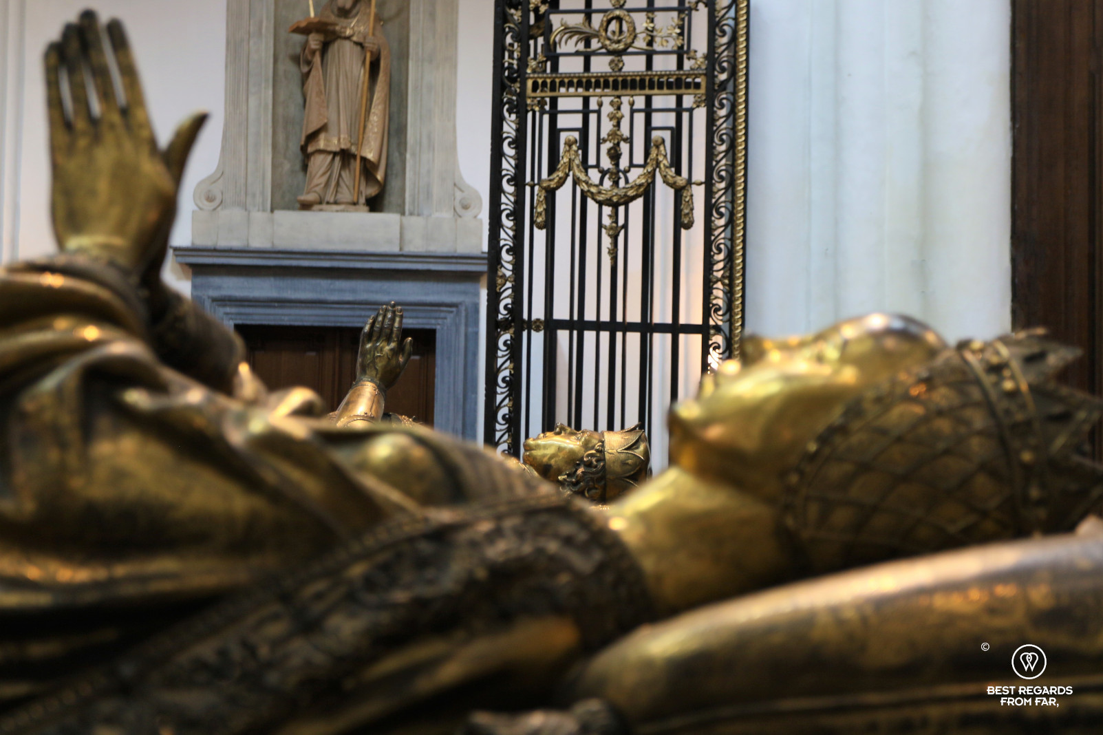 The resting place of Marguerite de Bourgogne, The Church of Our Lady, Bruges, Belgium