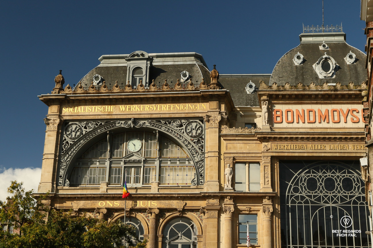 Remains of the socialist movements during the industrial revolution, Ghent, Belgium