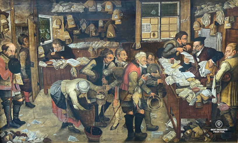 Village Lawyer by Brueghel, Museum of Fine Arts, Ghent, Belgium