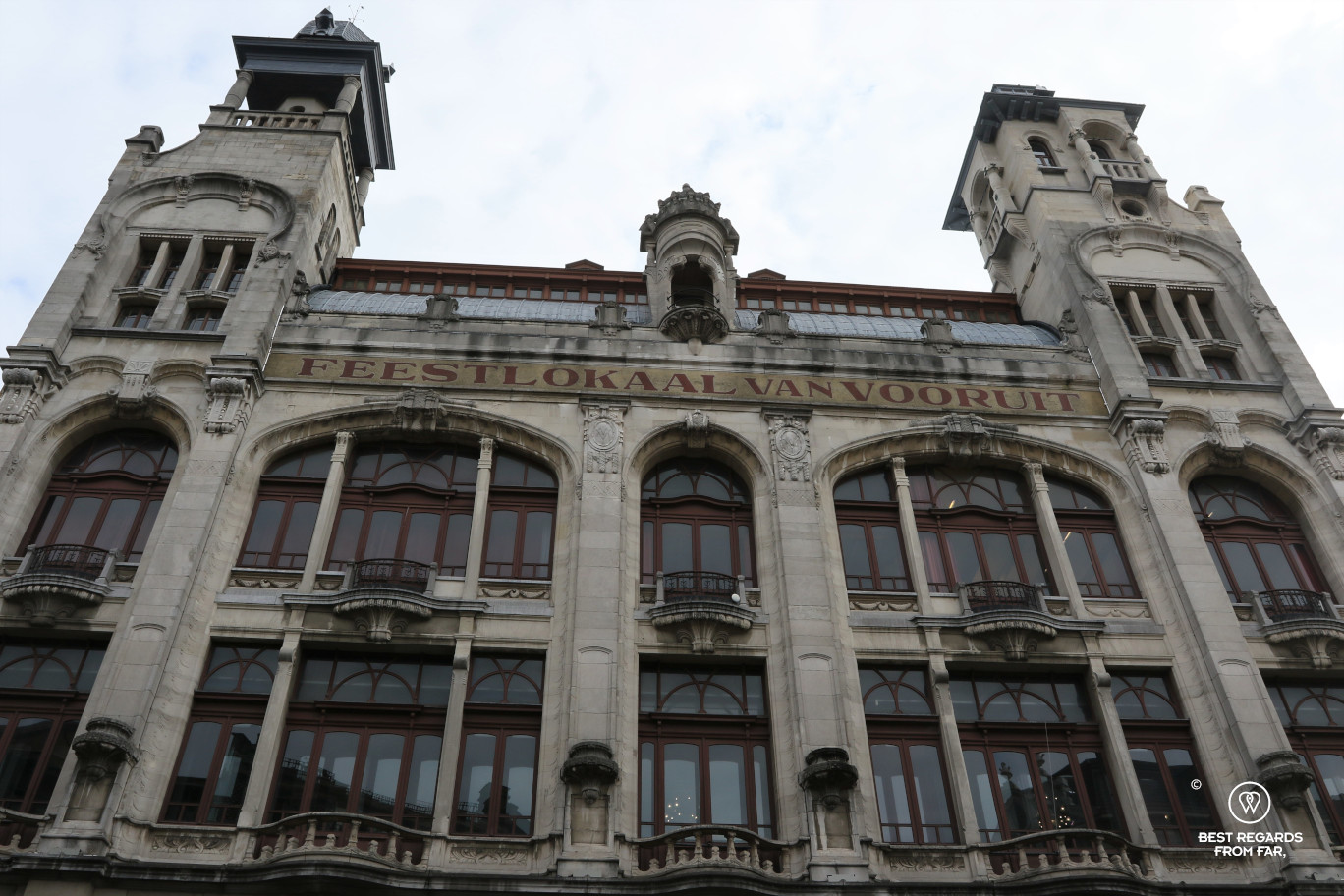 Architectural hightlight of Ghent, Belgium