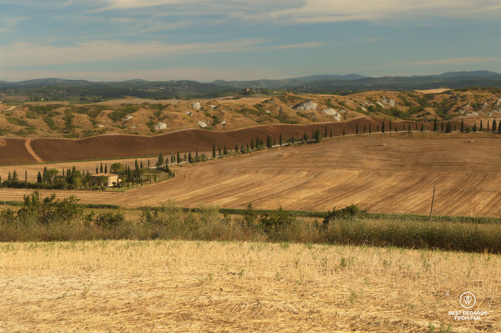 Wheat fields of Tuscany, Italy