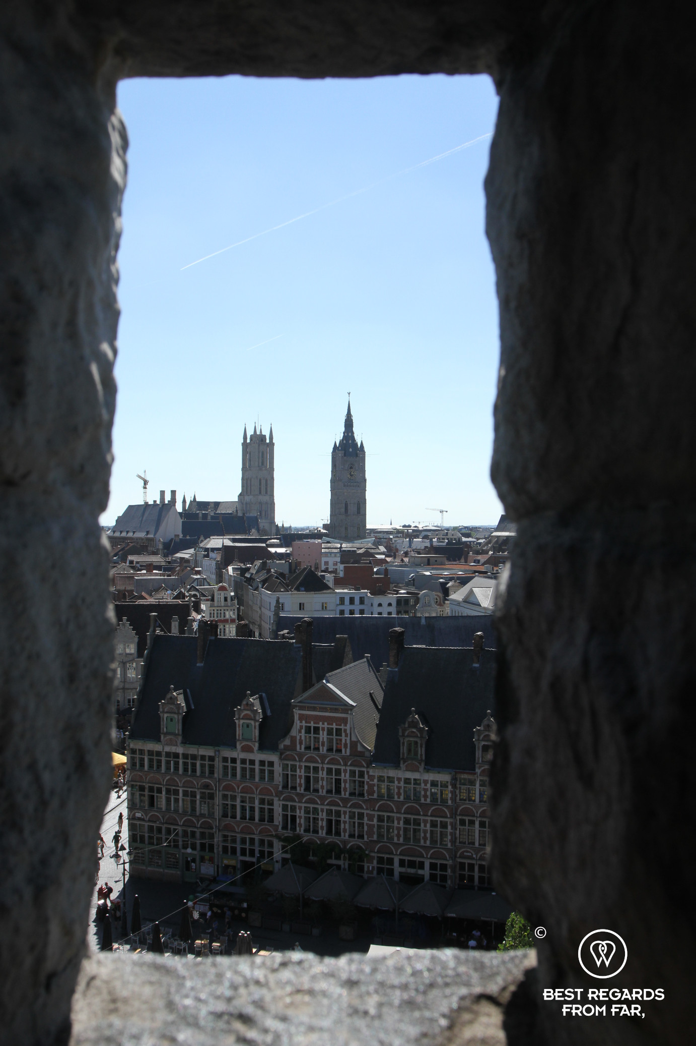 Ghent from the Castle of the Count