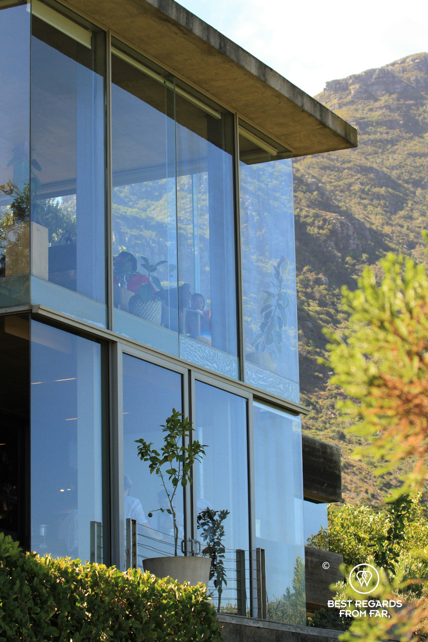 Modern Beau Constantia tasting room, Constantia wine route, Cape Town