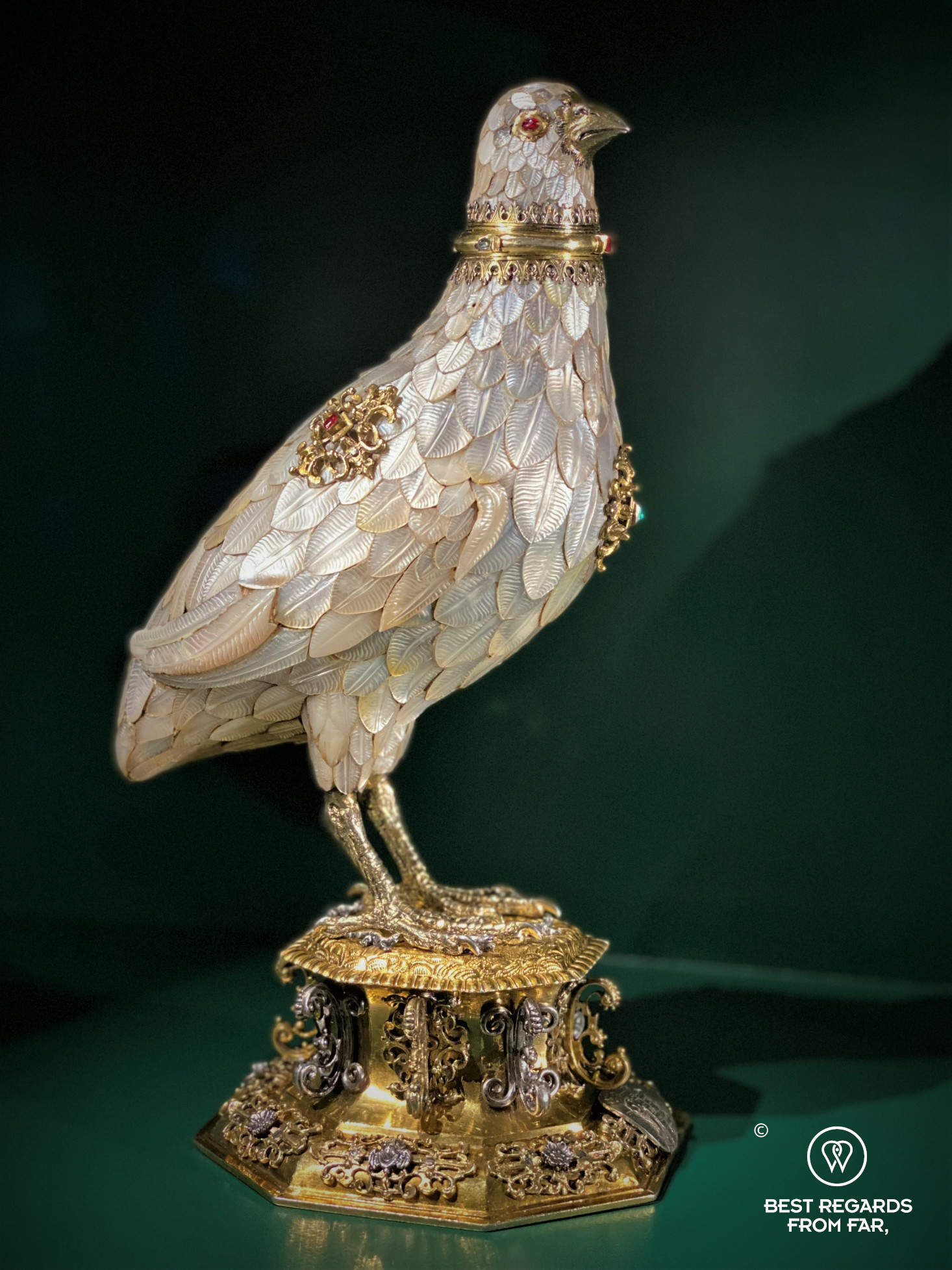 Partridge cup by Georg Ruhl, 1602. DIVA museum, Antwerp