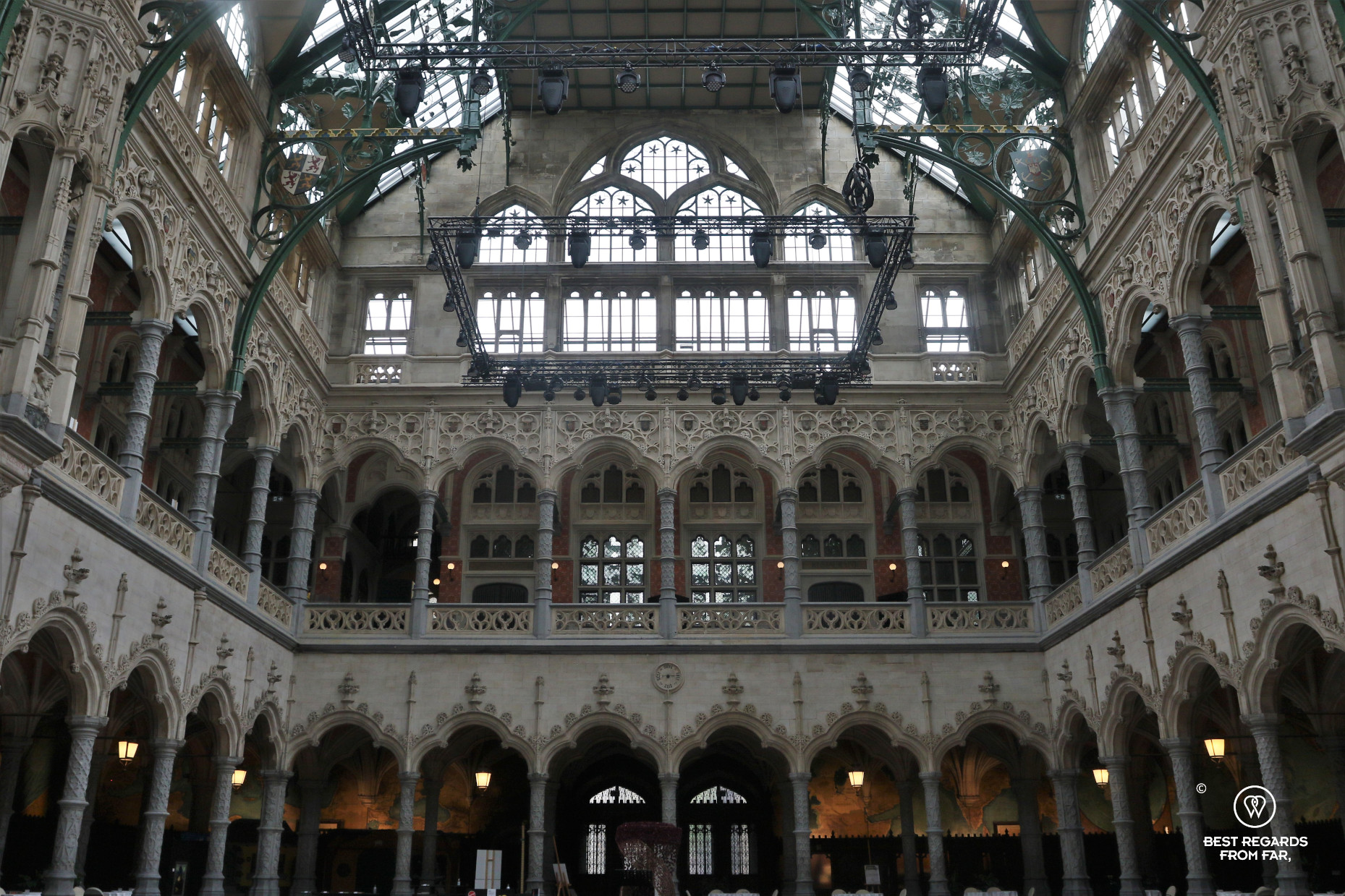 Art deco interior of the Handelsbeurs, Antwerp