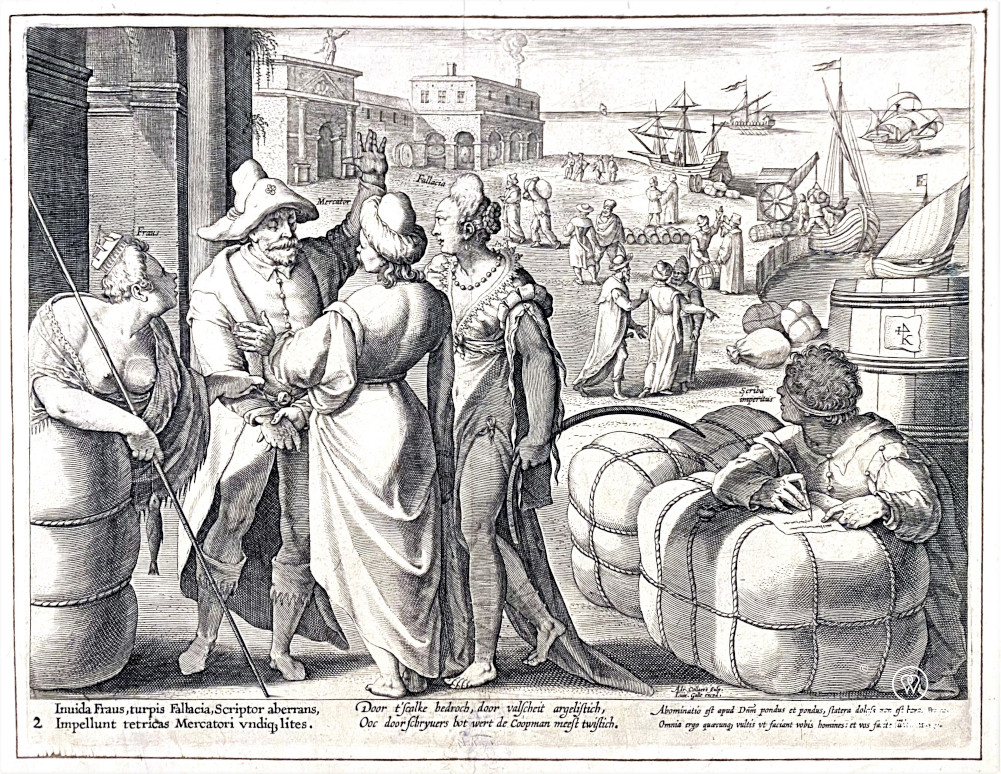 Print at the Plantin Moretus Museum, Antwerp