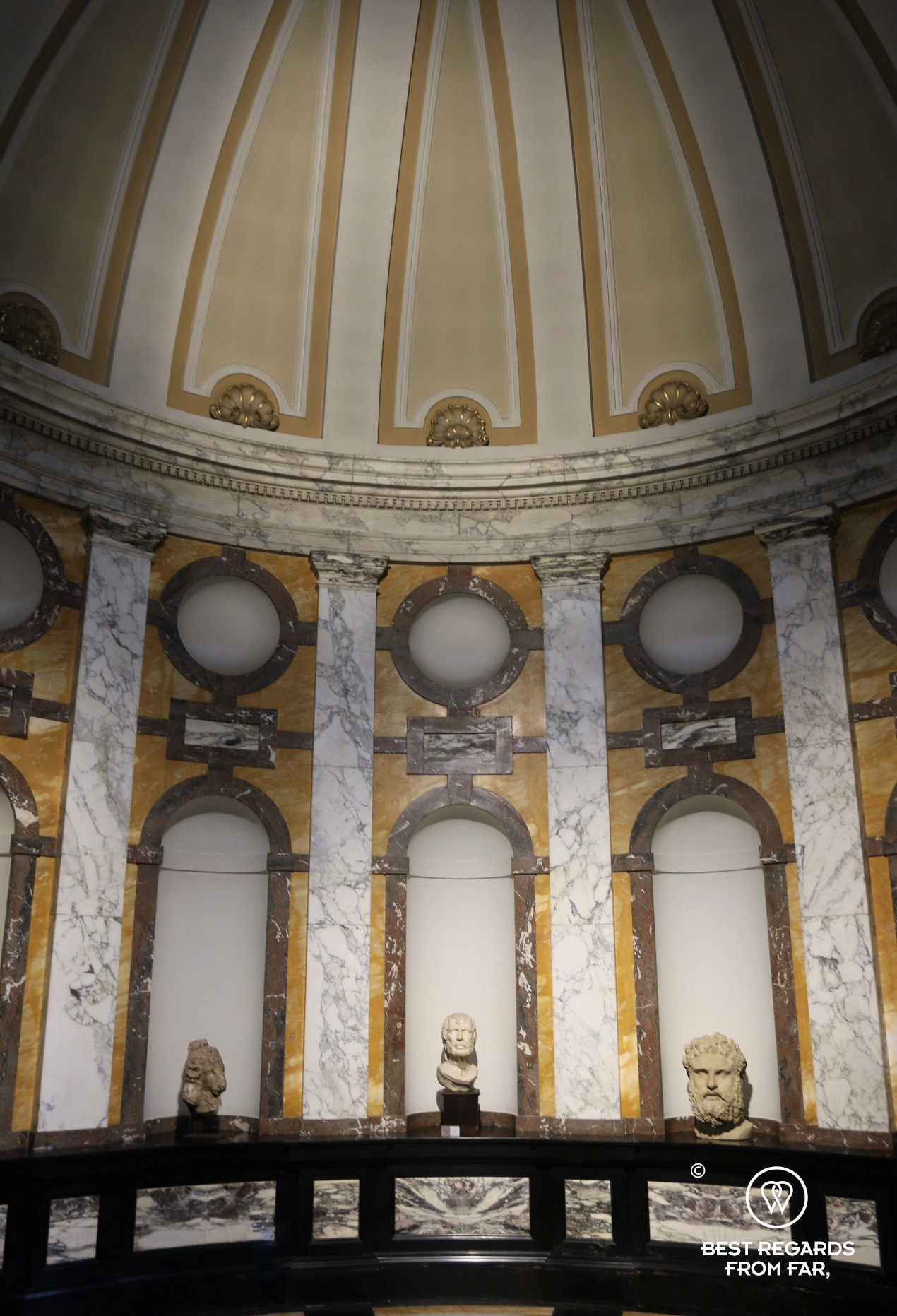 Roman statues in Rubens' gallery, Rubens' House, Antwerp