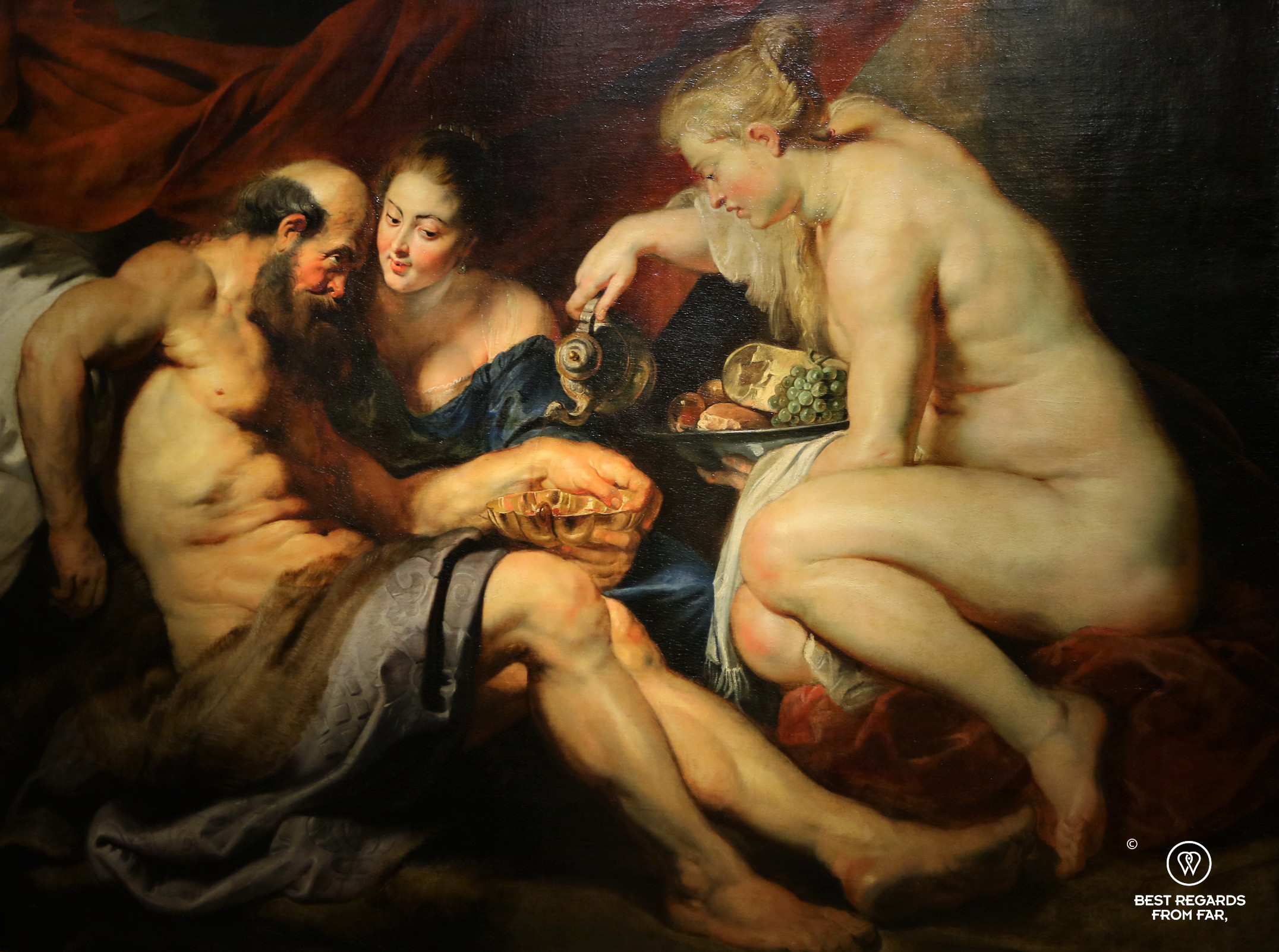 Lot and his daughters by Rubens (1614), De Young Museum Legion of Honor, San Francisco