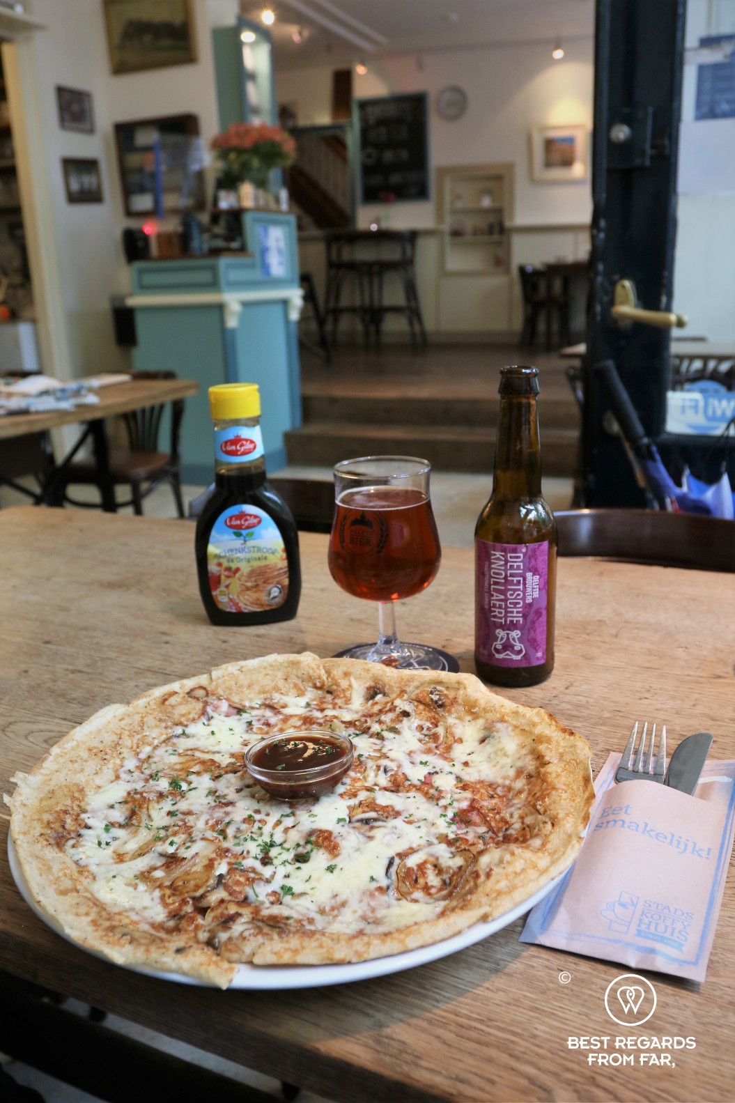 Delicious pancakes a the Stads Koffyhuis in Delft