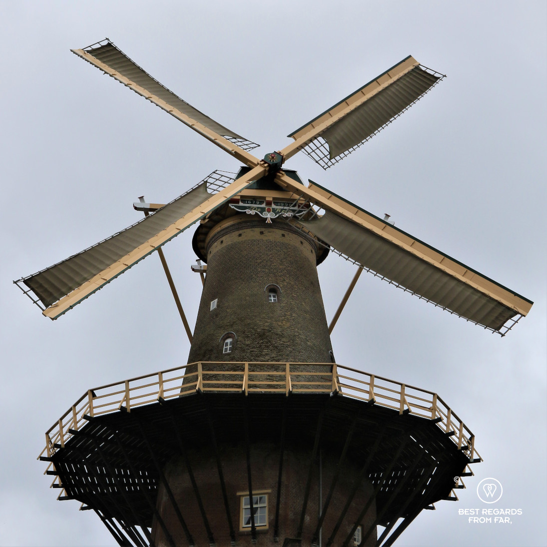 The windmill de Roos, Delft, The Netherlands