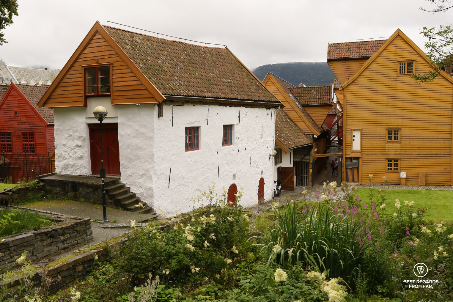Bryggen's stone warehouse, Bergen