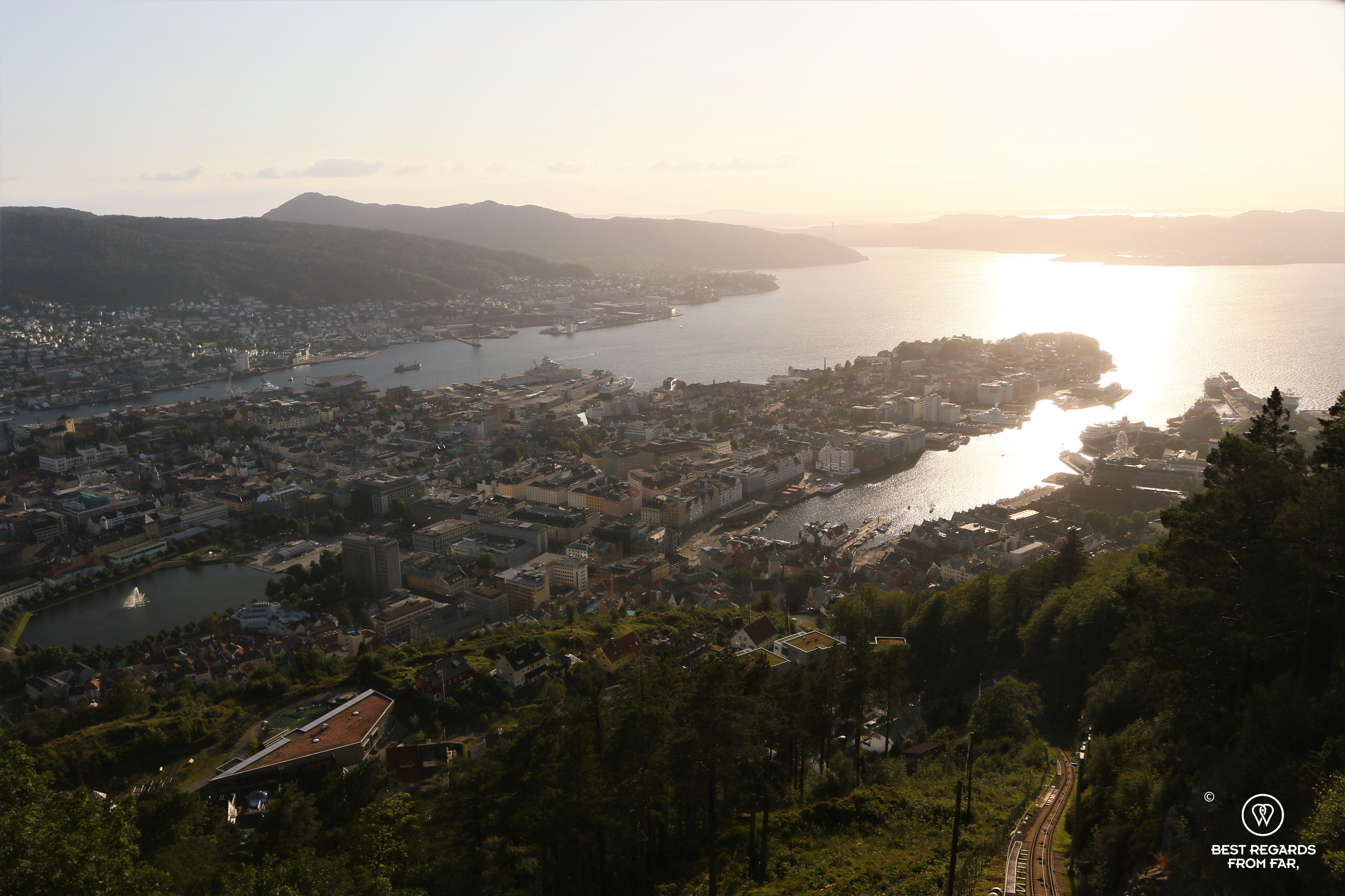 View from Floyen, Bergen