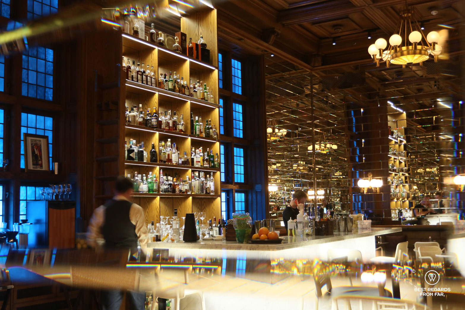 The bar of the hotel Bergen Bors, Bergen