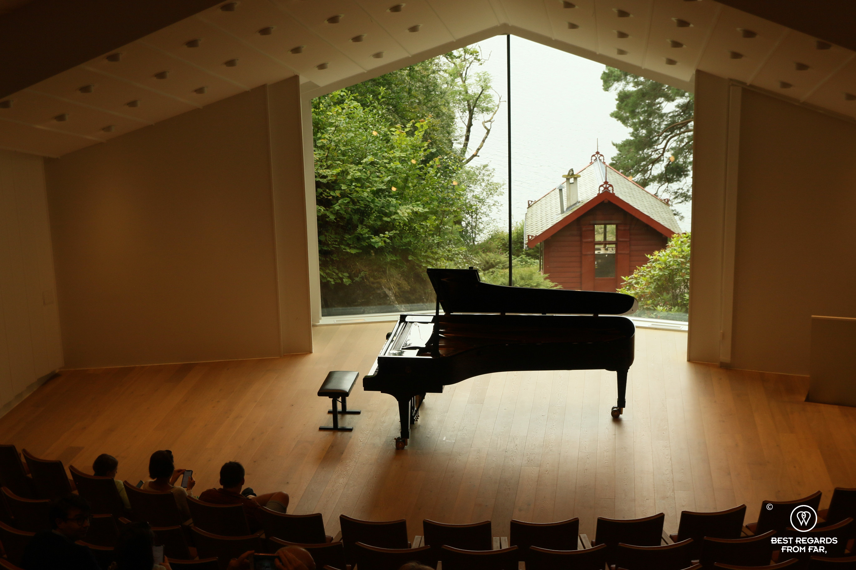Piano at Troldhaugen, Grieg's summer house, Bergen