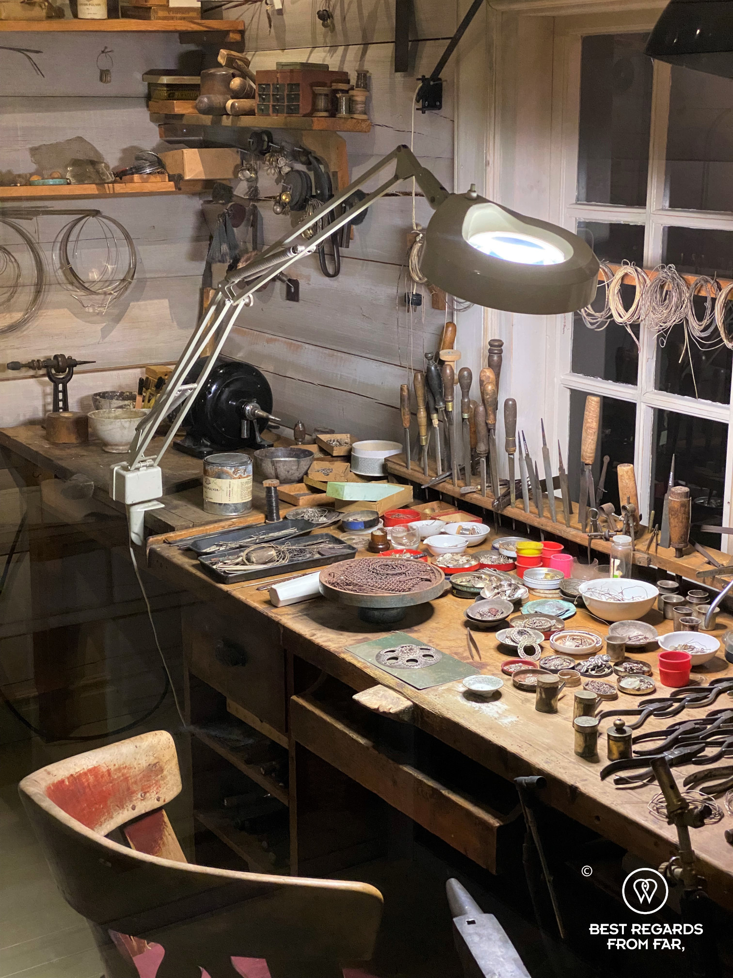 Filigree workshop, West Telemark Museum, Norway