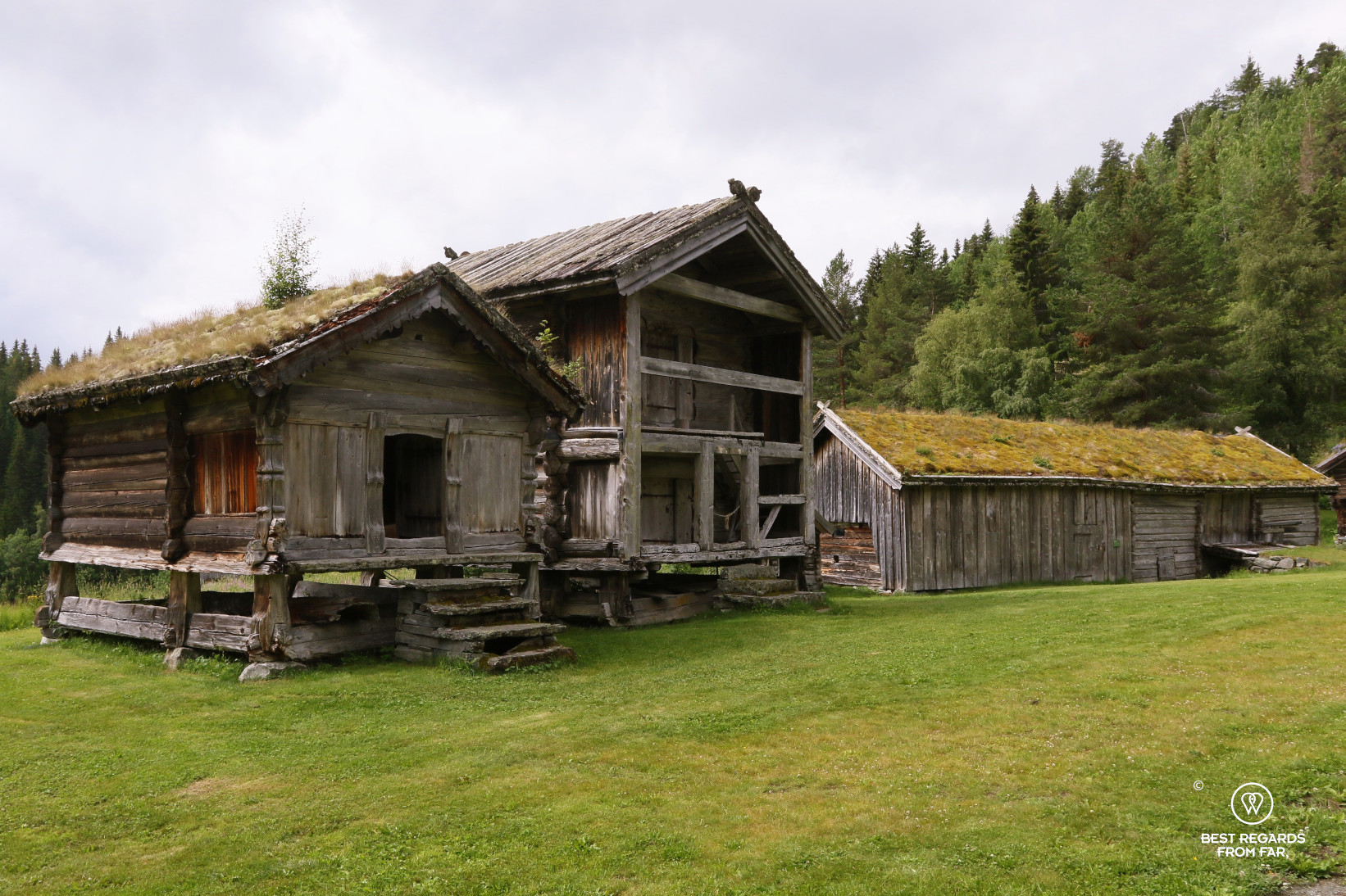 The oldest civic building at the West Telemark Museum