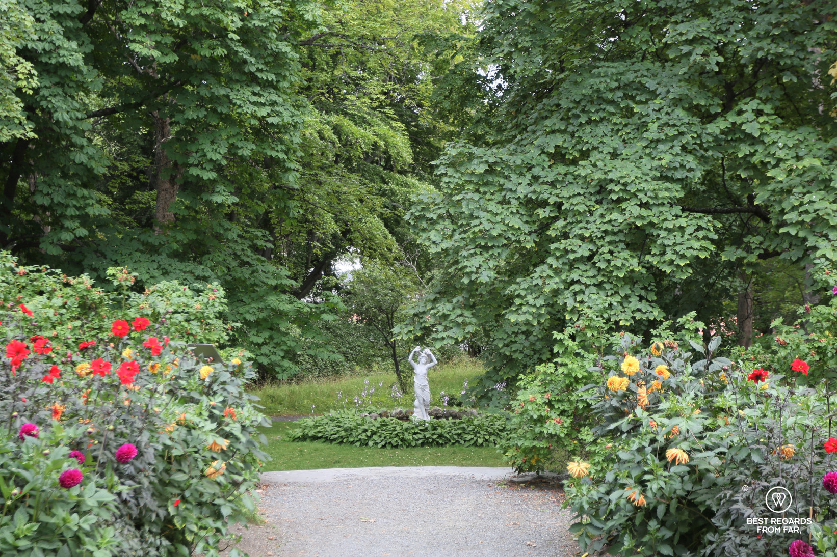The garden of the Ringve Music Museum, Trondheim