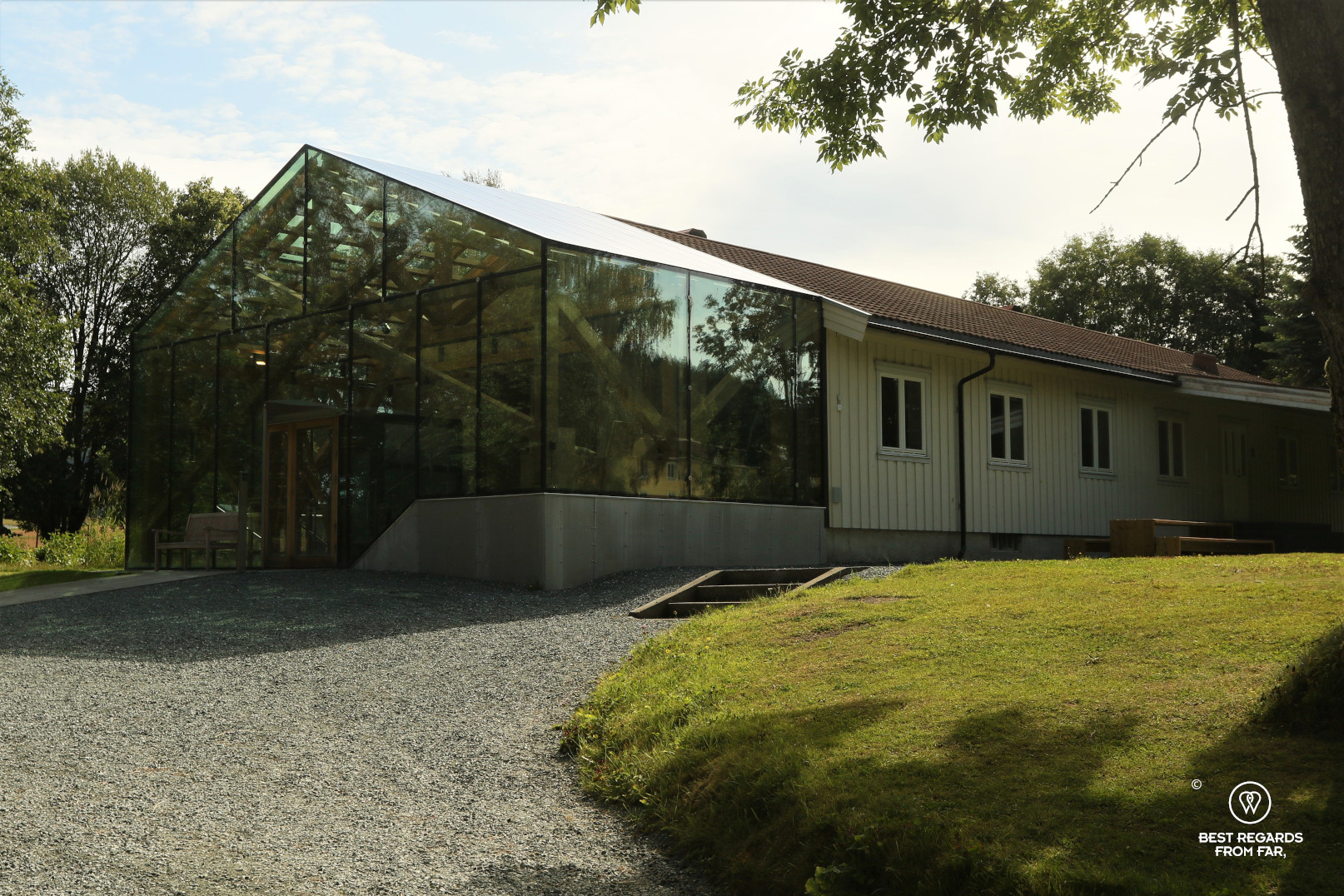 The commander's house at the Falstad WWII Centre, Norway