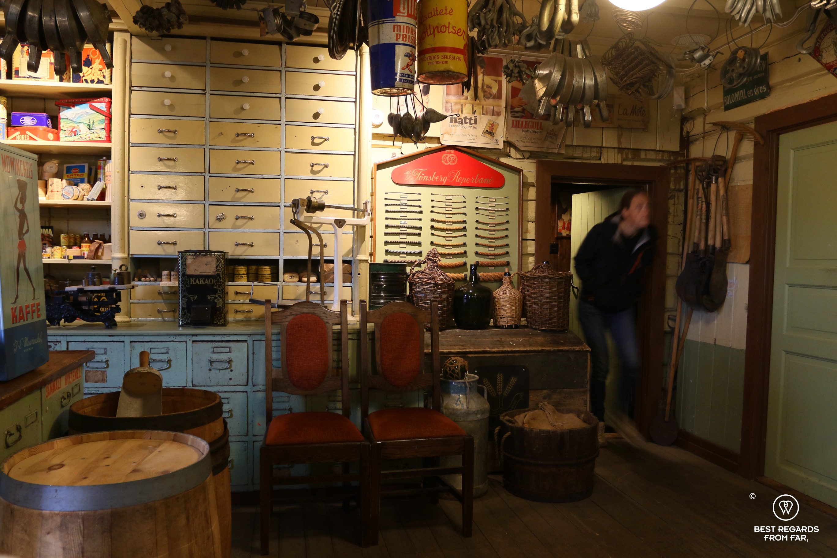 Antique artefacts at the Svolvaer Svinoya museum, Lofoten, Norway