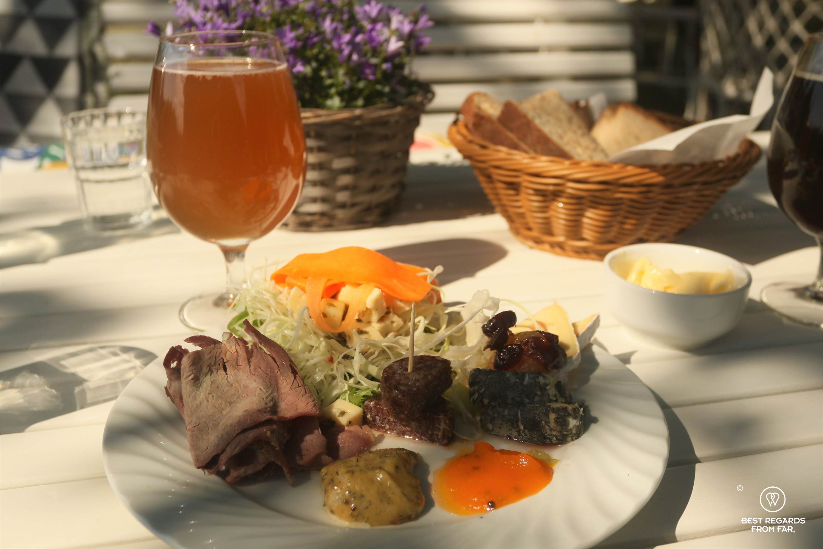 Along the Golden Road: farm lunch at Gulburet, Norway