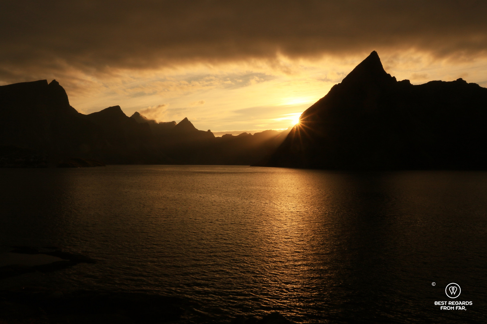 Sunset on Lofoten, Norway