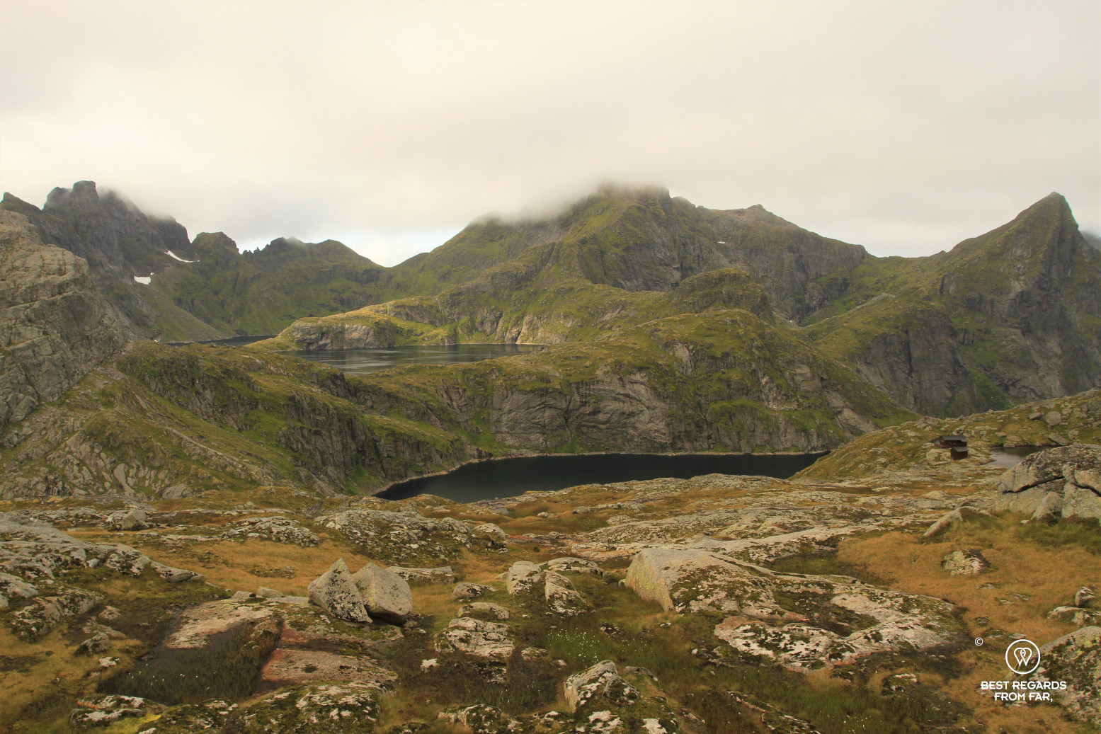 The rugged peaks of Lofoten, Norway