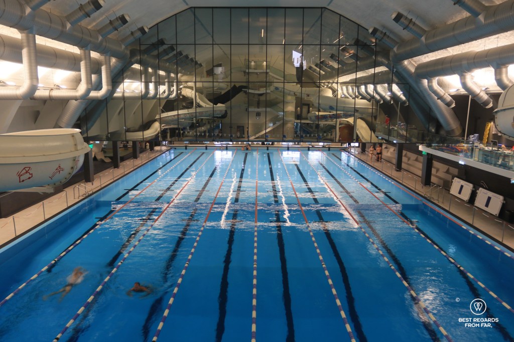 Olympic pool at the Kalev Spa Hotel, Tallinn