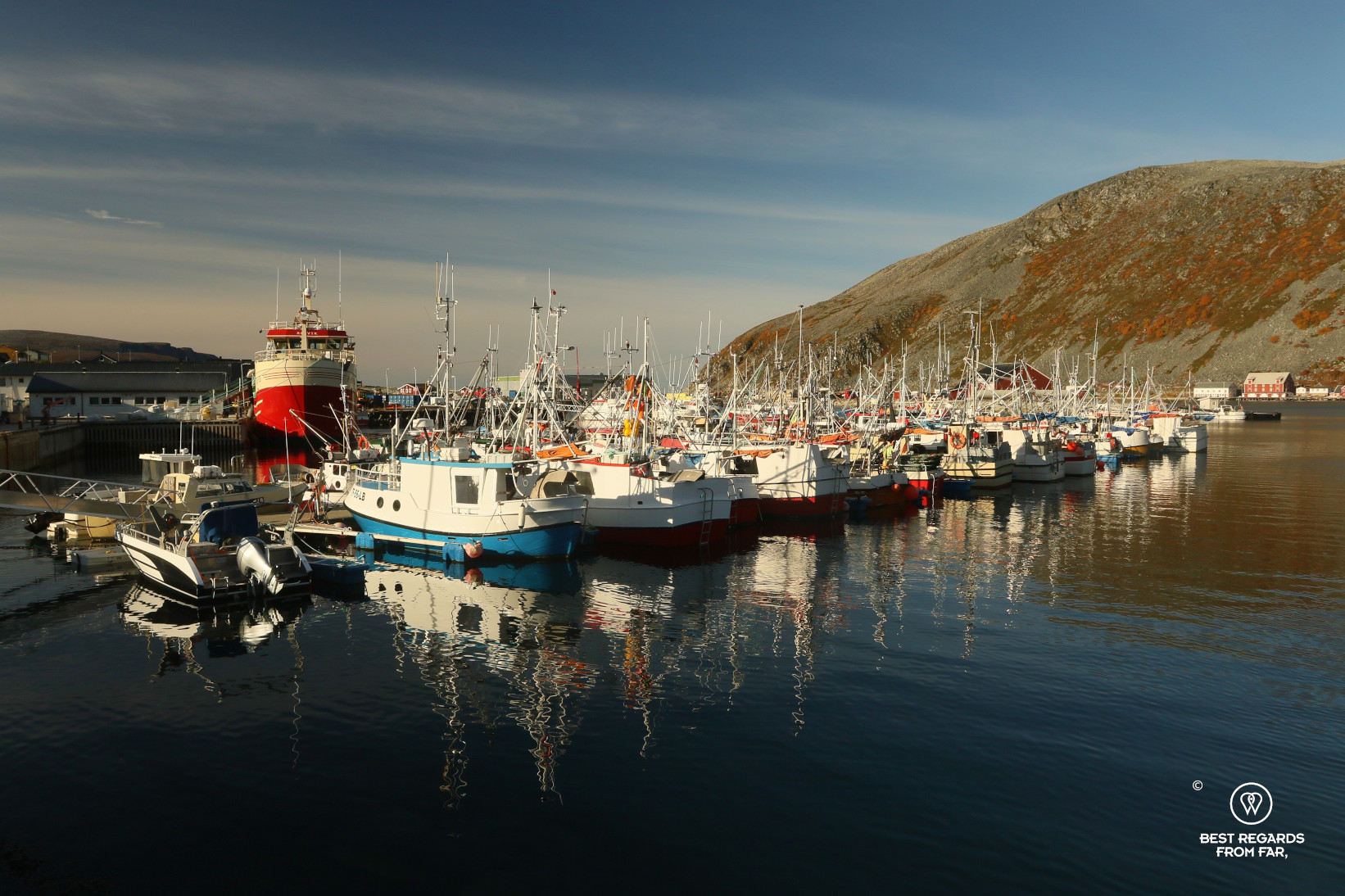 Kjøllefjord harbour, Cape Nordkinn, Norway