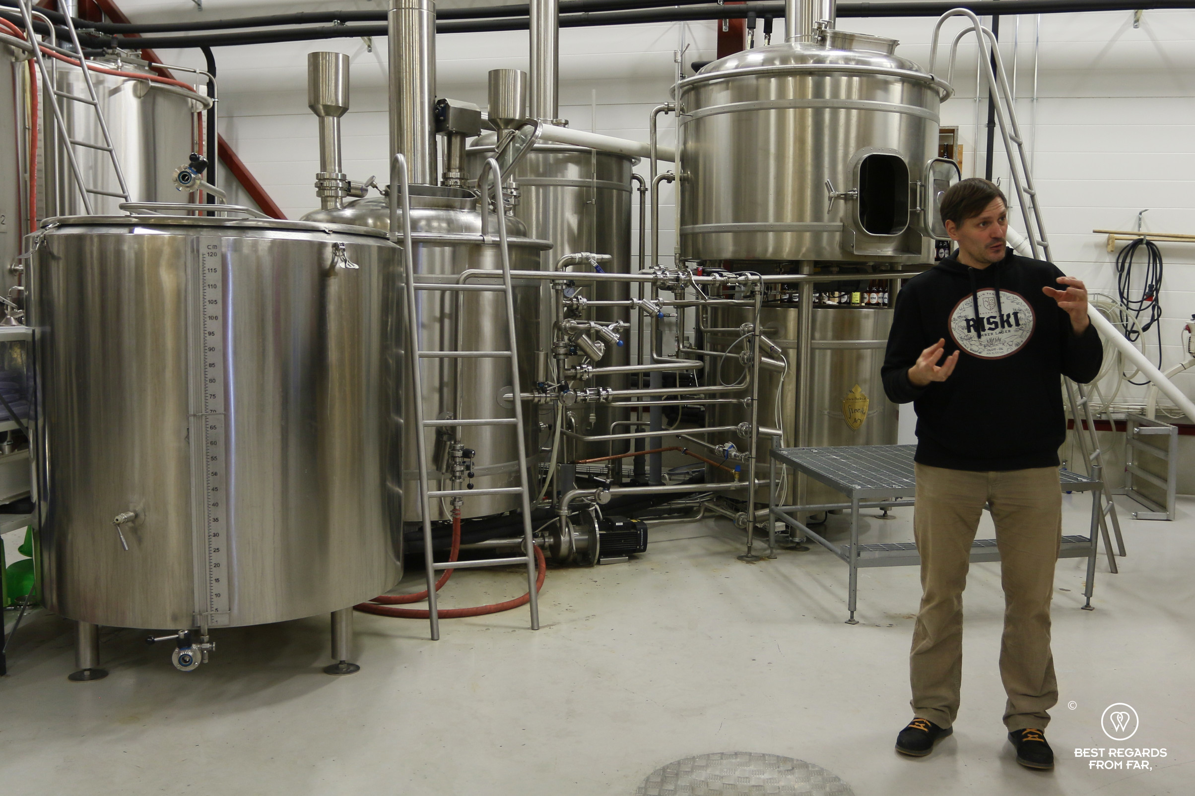 Arturs Dutka, the founder of Lapin Panimo, Rovaniemi