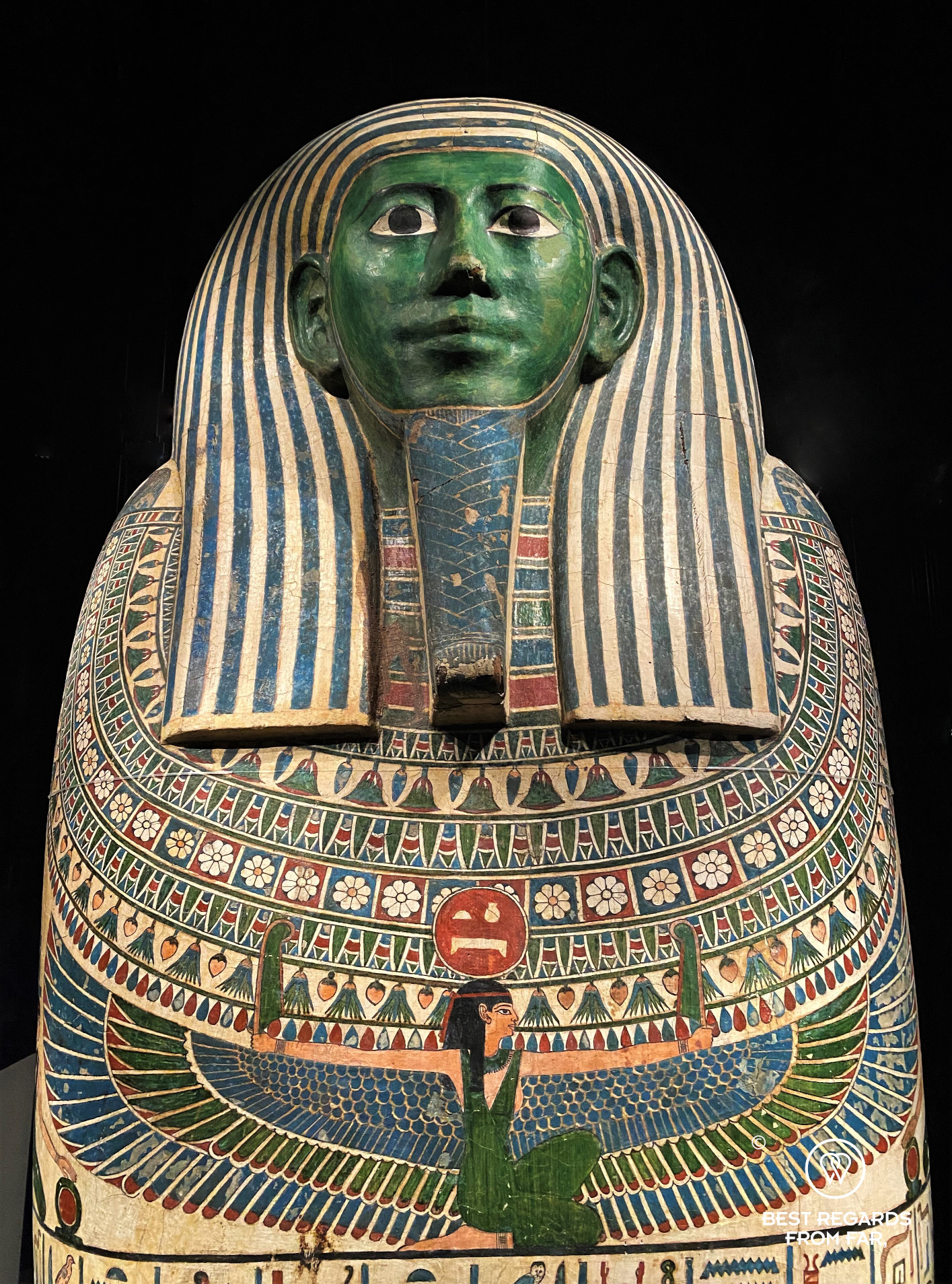 Sarcophagus lid of Peftjaoeneith (525 BC) at BANG! at M Leuven