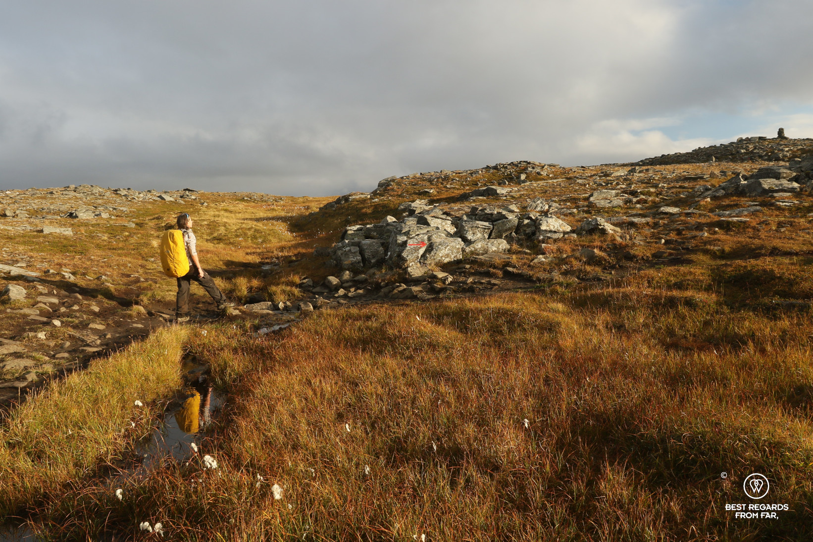 Hiking Knivskjelloden, North Cape, Norway