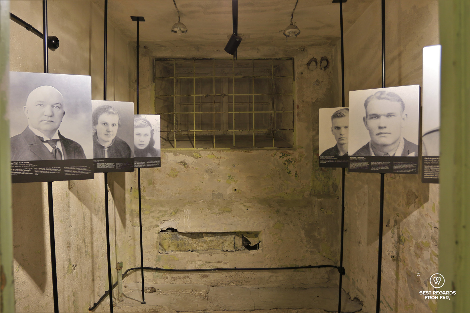 Inside the KGB prison cells in Tallinn, Estonia