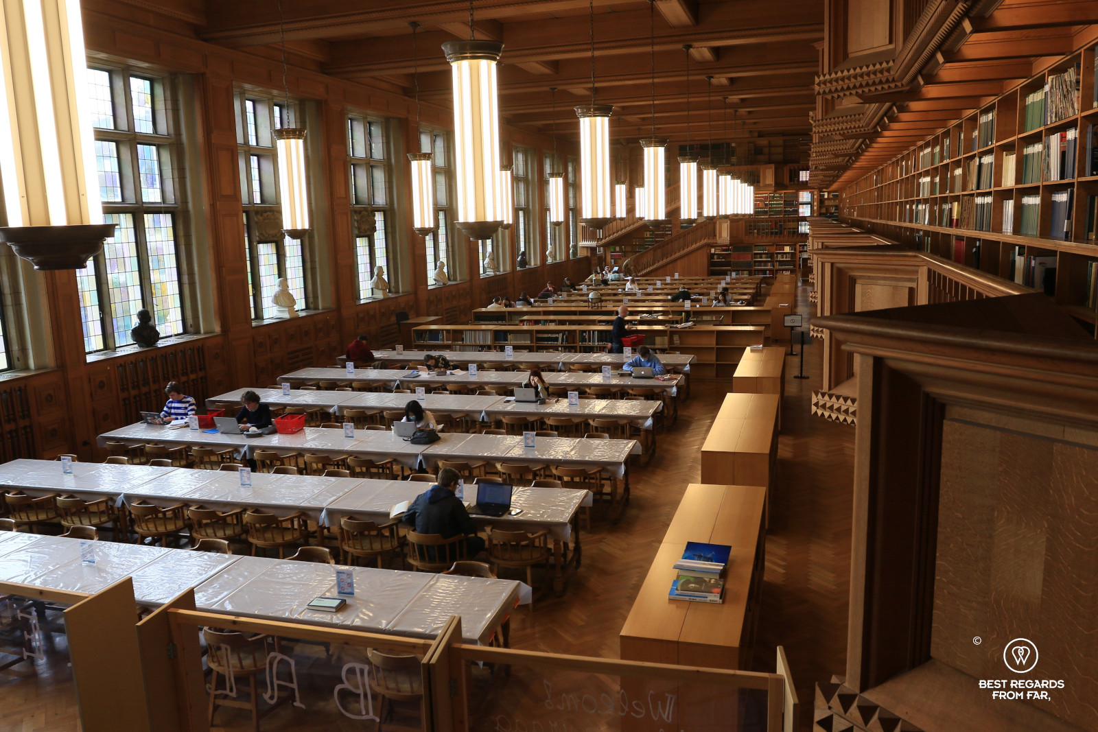 University Library reading room, Leuven, Belgium