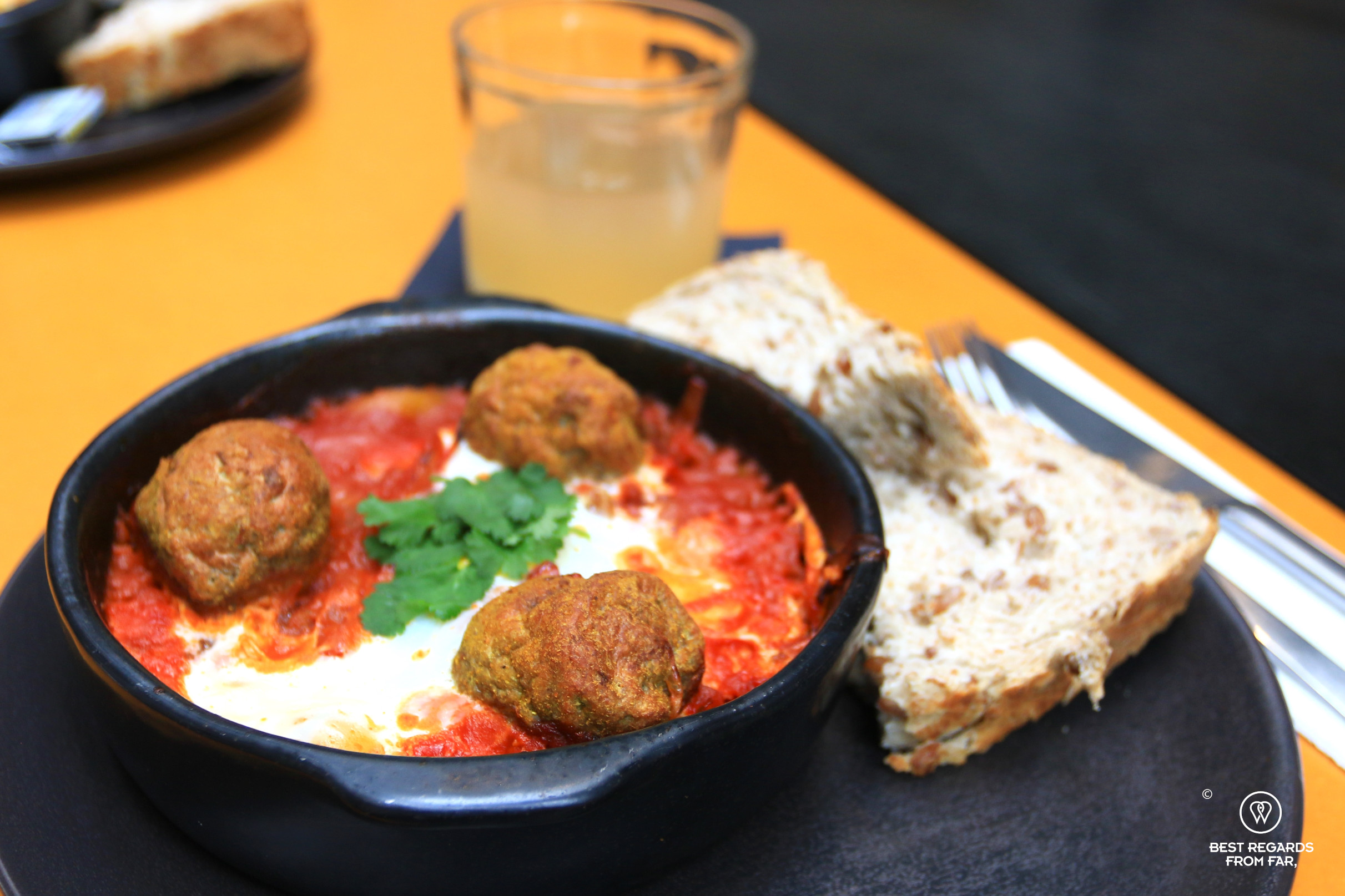 Homemade food at Elisa restaurant, Leuven