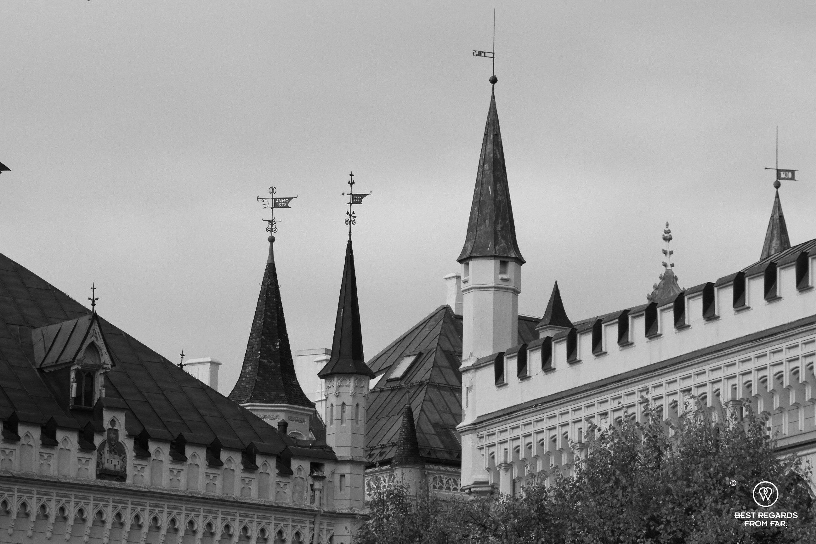 Beautiful skyline of Riga Old Town, Latvia
