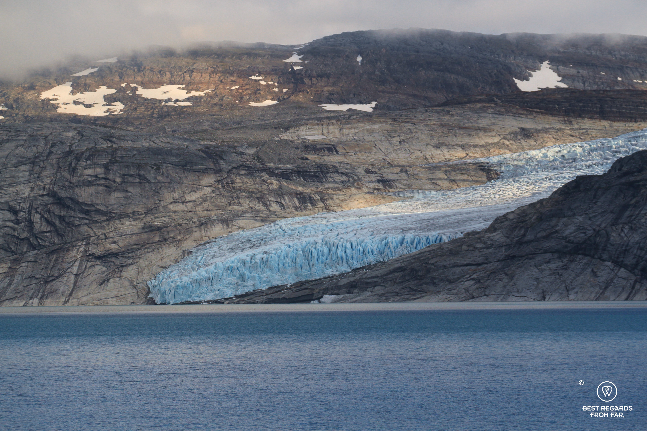 Svartisen Glacier and Storglomvatnet Lake, Norway
