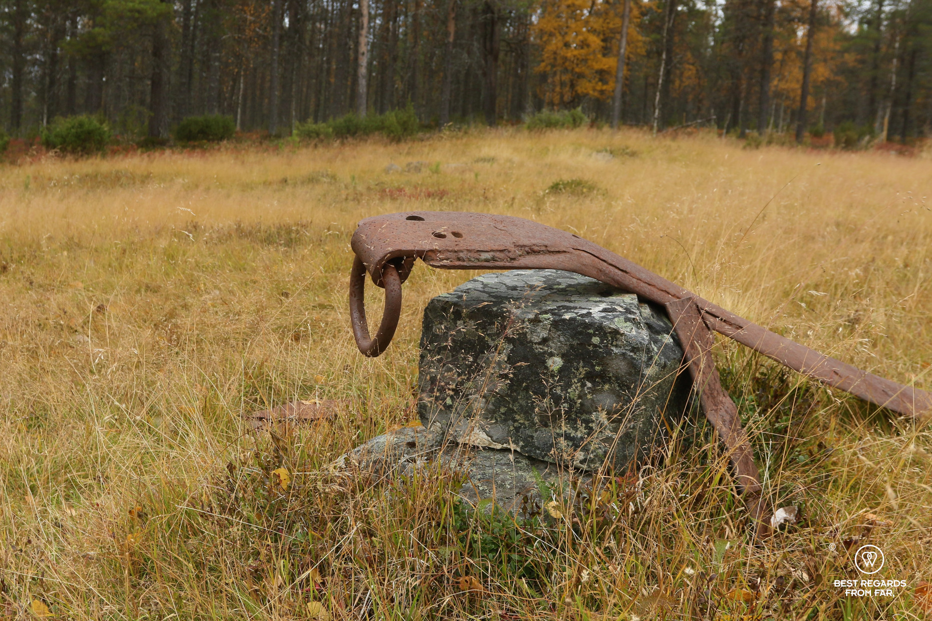 Remnants of the gold rush along the gold trail, Lapland