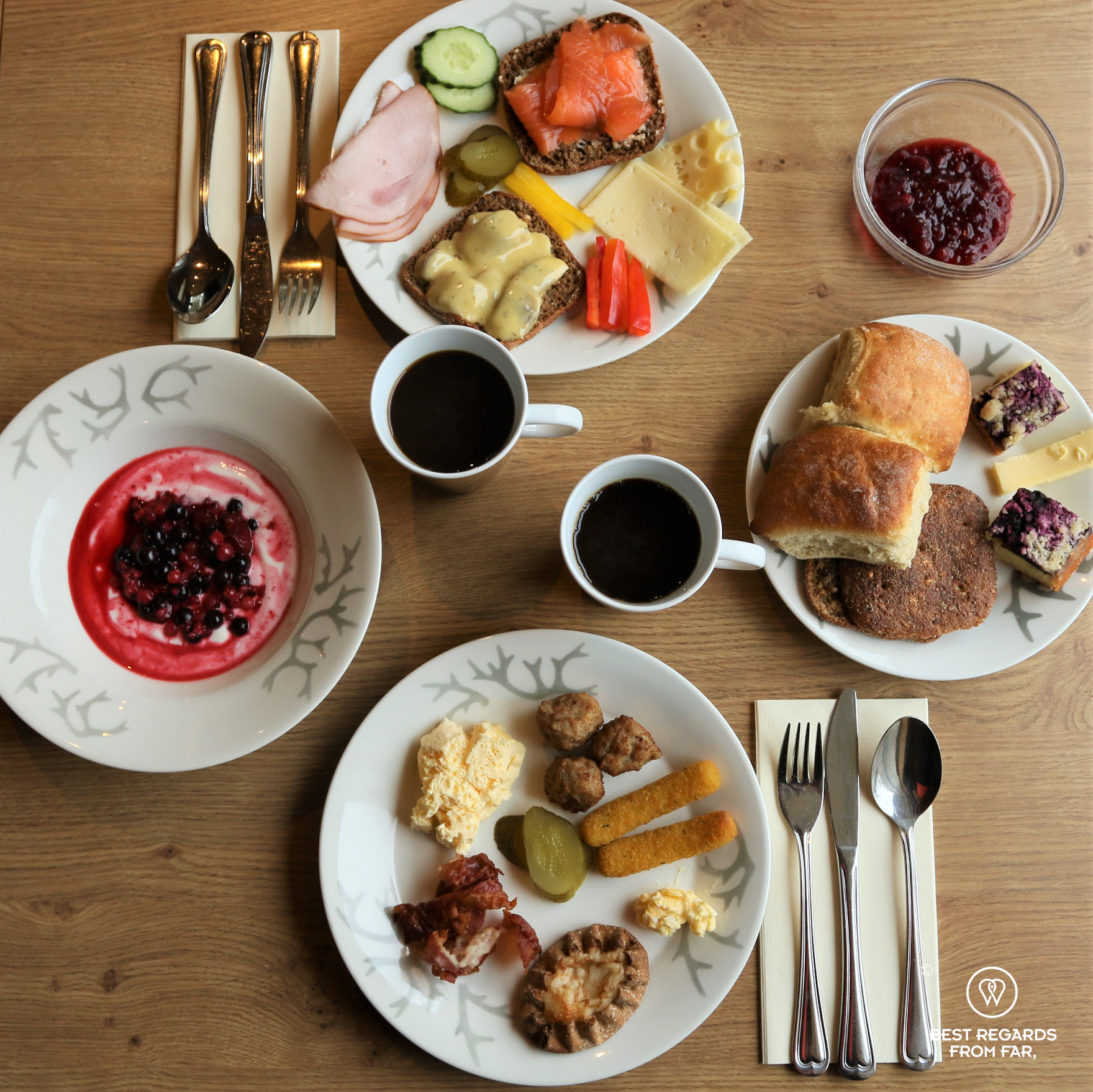 Breakfast at the Wilderness Muotka Nellim