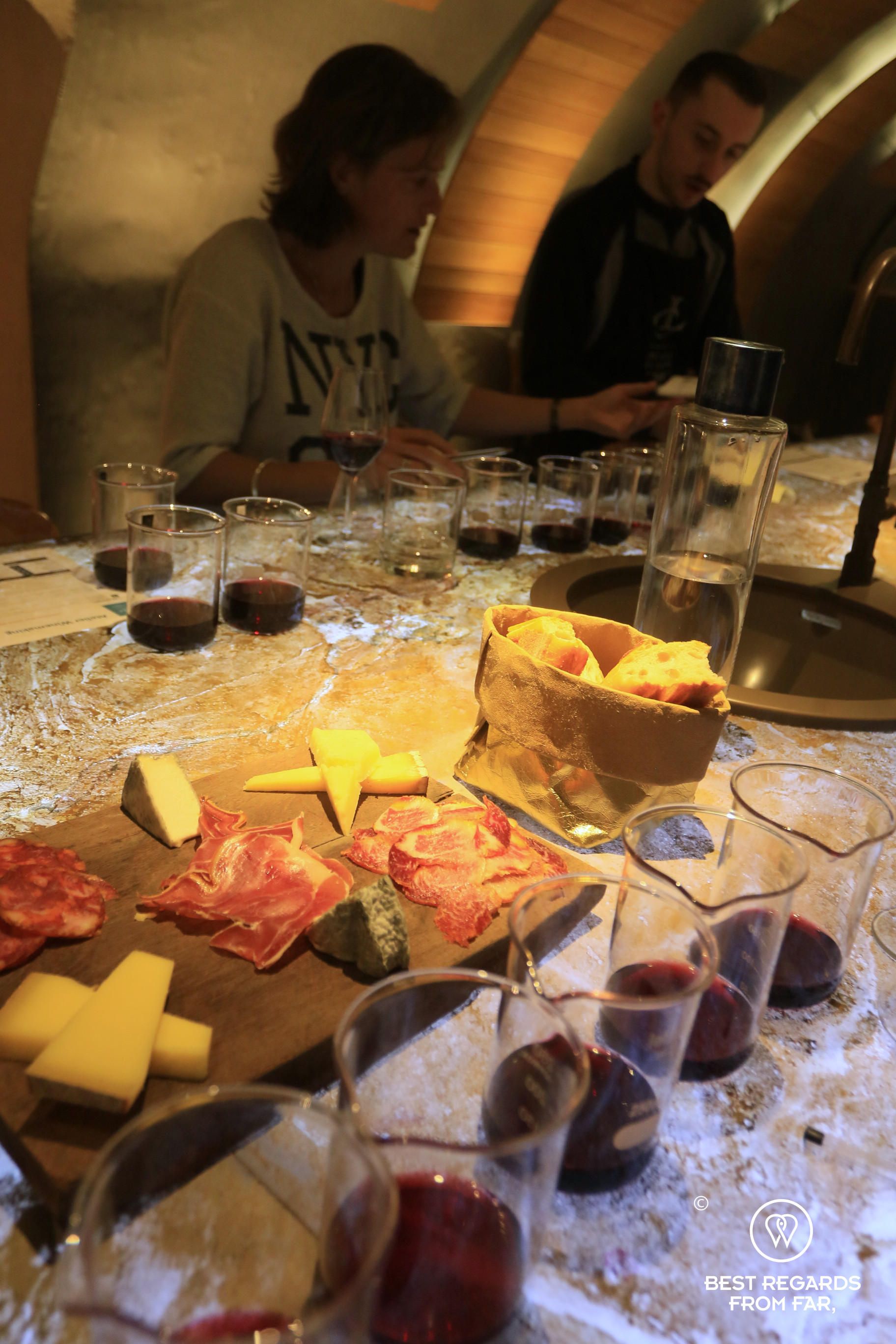 Winemaking workshop at Les Caves du Louvre, Paris