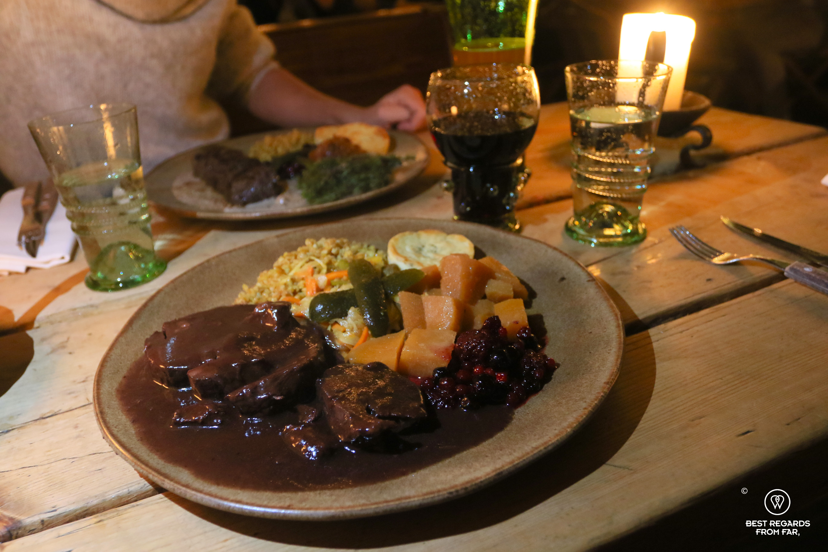 Medieval recipes at Olde Hansa medieval restaurant,Tallinn