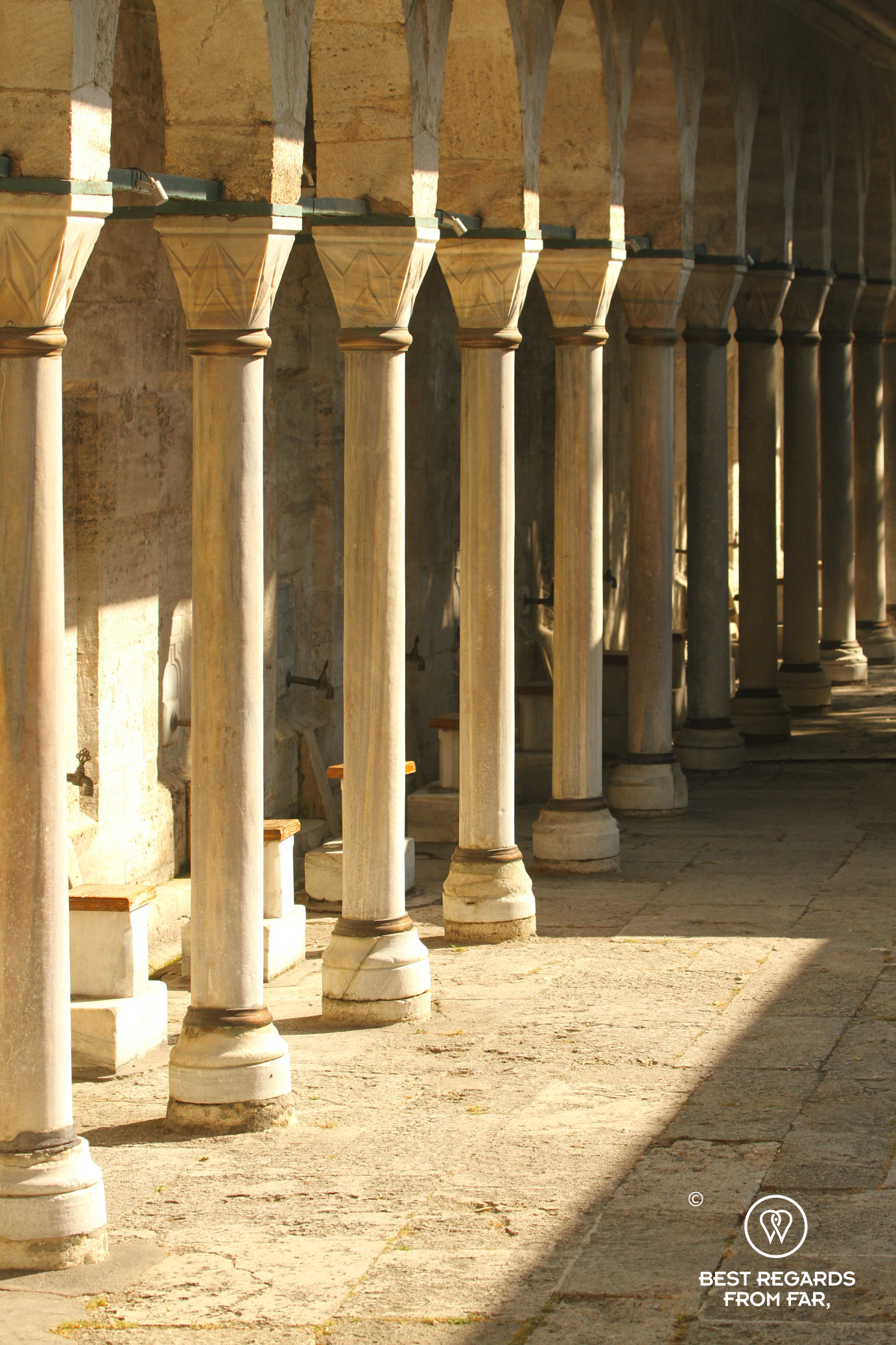 Ablutions by the Kiliç Ali Pasa Mosque, Istanbul
