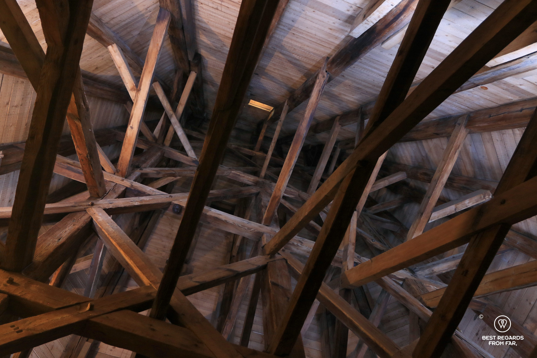 The Old Town Bridge Tower truss, Prague